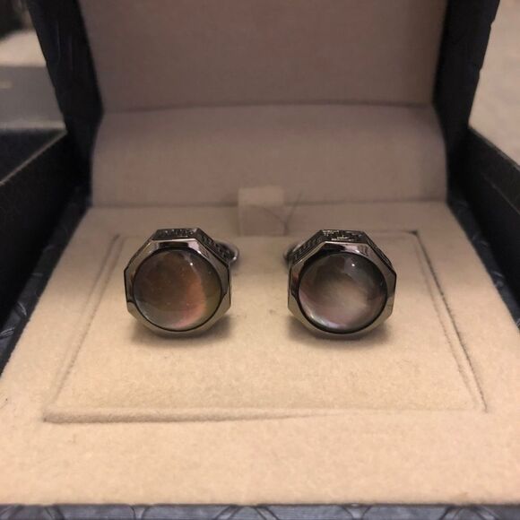 MONTEGRAPPA Privelege Cuff links - Silver - Picture 3 of 6
